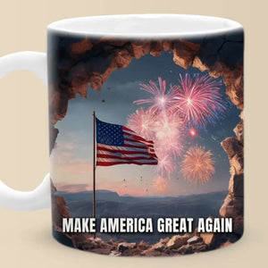 Thumbs Up For Strong Leadership And Integrity - US Elections Mug - Gift For Conservative Supporters