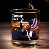 Defend Our Nation - US Election Whiskey Glass - Gift For Conservative Supporters