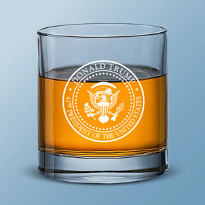 Revive America's Promise - US Election Whiskey Glass - Gift For Conservative Supporters