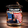 Standing Proud And Ready To Vote - US Election Whiskey Glass - Gift For Conservative Supporters