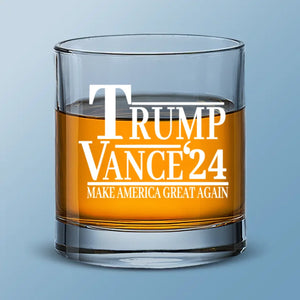 Bring Back American Pride - US Election Whiskey Glass - Gift For Conservative Supporters