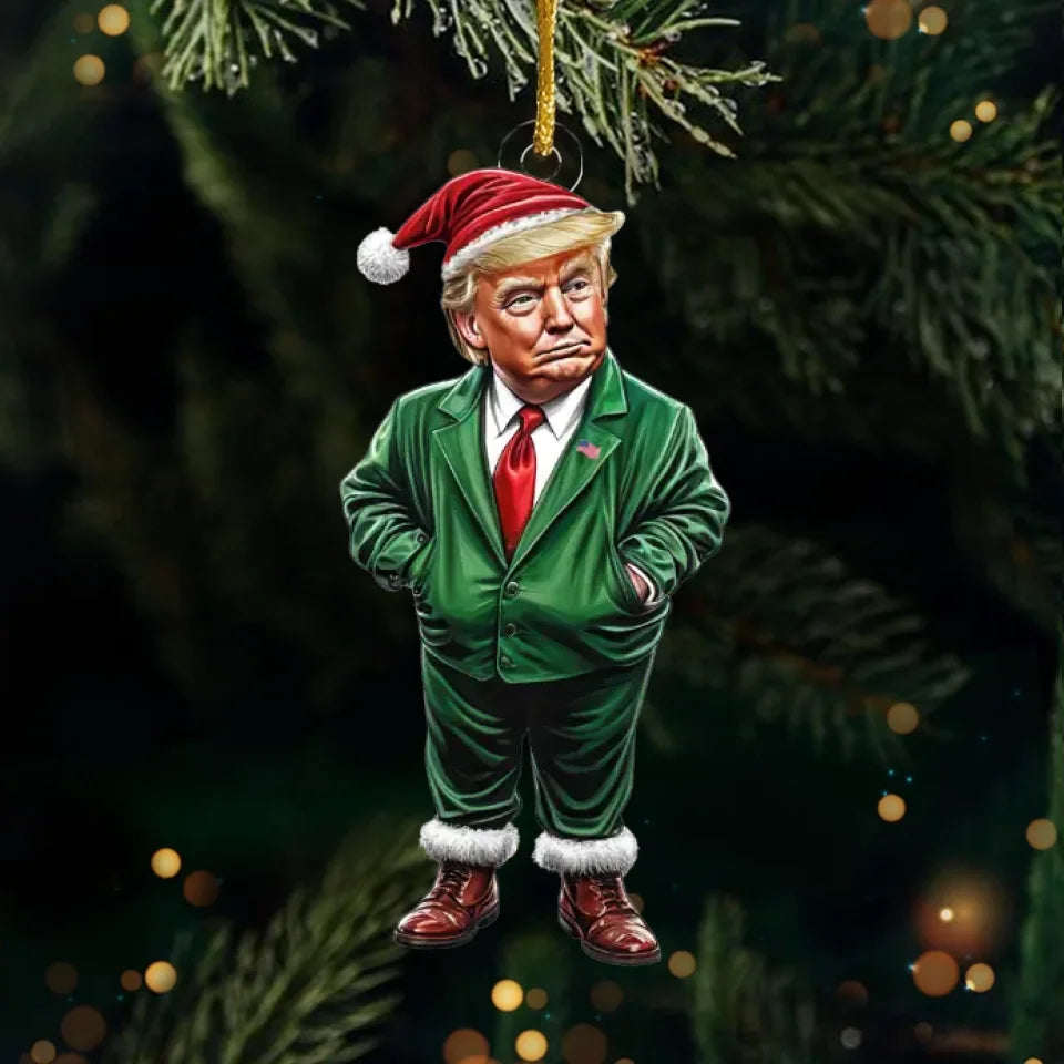 Small Steps Today Lead To Big Changes Tomorrow - US Election Acrylic Custom Shaped Ornament - Christmas Gift And Decor For Conservative Supporters