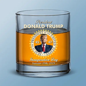 Ready For Inauguration Day In 2025 - US Election Whiskey Glass - Gift For Conservative Supporters