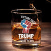 Just Victory, For 4 More Years - US Election Whiskey Glass - Gift For Conservative Supporters