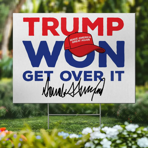 It’s Time To Put Americans First - US Elections Yard Sign, Decoration Gift For Conservative Supporters