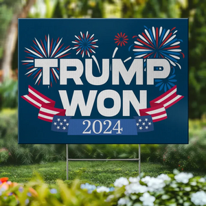 Let's Celebrate The Best Political Comeback In History - US Elections Yard Sign, Decoration Gift For Conservative Supporters