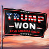 America Will Be Saved By The 47th President - US Election Horizontal House Flag