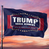 Time For America To Rise And Thrive Again - US Election Horizontal House Flag