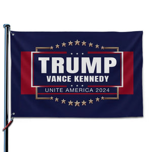 Time For America To Rise And Thrive Again - US Election Horizontal House Flag