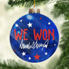 A New Day For America Begins Today - US Election Acrylic Custom Shaped Ornament - Christmas Gift And Decor For Conservative Supporters