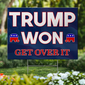 He Won, America Will Be In A Different Level - US Elections Yard Sign, Decoration Gift For Conservative Supporters