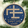 Girls Hit The Game - US Election Wood Custom Shaped Ornament - Christmas Gift And Decor For Best Friends, BFF, Sister