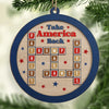 Heroes Of America - US Election Wood Custom Shaped Ornament - Christmas Gift And Decor For Conservative Supporters