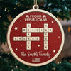 The Future Is Built On The Thoughts We Share - US Election Wood Custom Shaped Ornament - Christmas Gift And Decor For Conservative Supporters