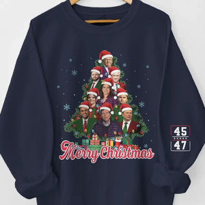 This Is Going To Be A Great Christmas - US Elections Unisex Sweatshirt With Design On Sleeve