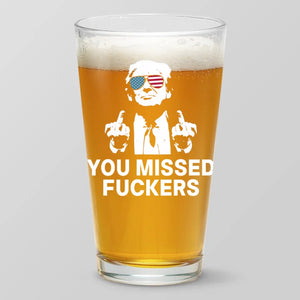 A Time For Hope And Progress - US Election Beer Glass