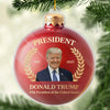 He Won, America Will Be In A Different Level - US Election Acrylic Custom Shaped Ornament - Christmas Gift And Decor For Conservative Supporters