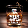 Together We Can Achieve The Impossible - US Election Whiskey Glass - Gift For Conservative Supporters