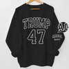 Our President Is Back - US Election Full Embroidered Sweatshirt