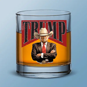 Even In The Face Of Time, Legends Are Eternal - US Election Whiskey Glass - Christmas Gift For Conservative Supporters