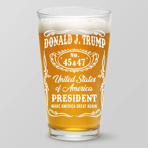 The Best Of America Is Back, Stronger And Prouder - US Election Beer Glass