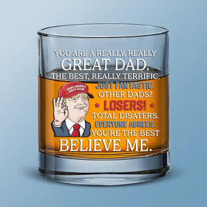 His Win Is Our Win, Let’s Celebrate It All - US Election Whiskey Glass - Gift For Conservative Supporters