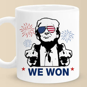 A Victory For Those Who Demand Change - US Election Mug - Gift For Conservative Supporters