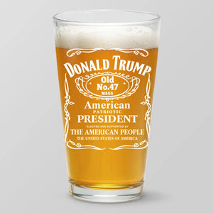 Cheers For Our Historical Victory - US Election Beer Glass