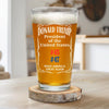 Standing Tall, Leading The Squad - US Election Beer Glass