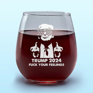 The Time For America To Shine Is Now - US Election Wine Glass