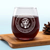 Cheering With All My Heart - US Election Wine Glass