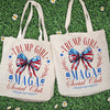 Red Girl Social Club - US Elections Tote Bag - Gift For Best Friends, BFF, Sisters