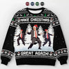 Let’s Bring The Magic Back To Christmas - US Election Ugly Sweatshirt - Unisex Wool Jumper - Christmas Gift For Conservative Supporters