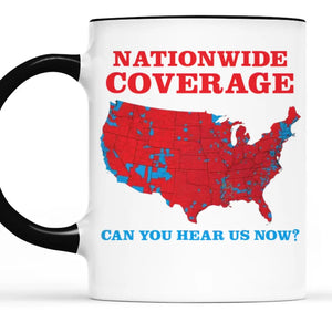 Nationwide Coverage - US Elections Accent Mug