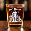 Stay Trashy - US Elections Shot Glass - Gift For Conservative Supporters