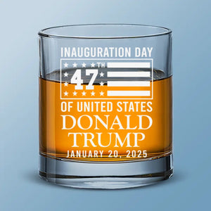 The Day Of Change Is Almost Here - US Election Whiskey Glass - Gift For Conservative Supporters