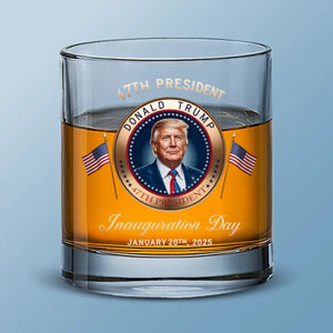 A Fresh Start For The United States - US Election Whiskey Glass - Gift For Conservative Supporters