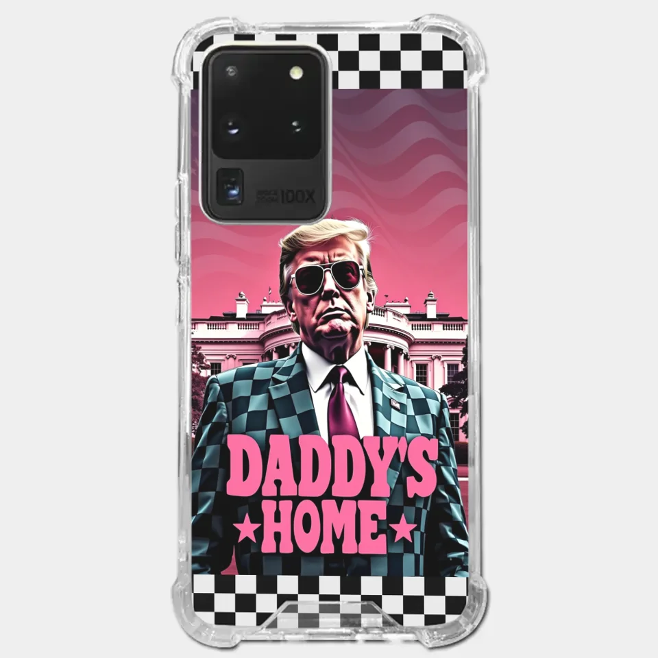 Daddy's Home - US Election Clear Phone Case - Gift For Conservative Supporters