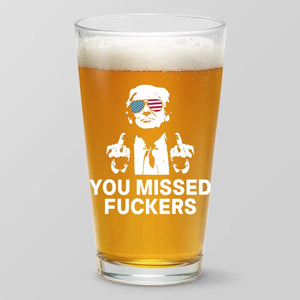 Let’s Raise Our Glasses To New Beginnings - US Election Beer Glass