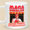 Serving Freedom, America's Favorite Flavor - US Election Mug - Gift For Conservative Supporters