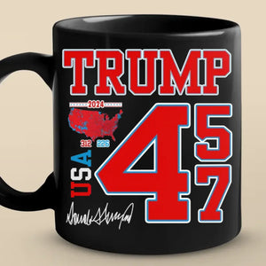 Nation First, Always Proud - US Election Black Mug