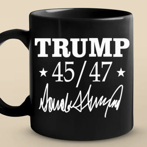 He's Back To Save The Nation - US Election Black Mug