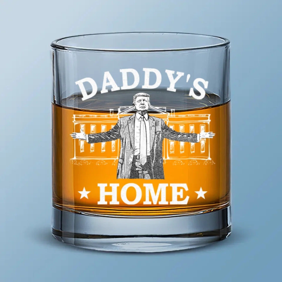 Second Term Promises Bold Moves And Reforms - US Election Whiskey Glass - Gift For Conservative Supporters
