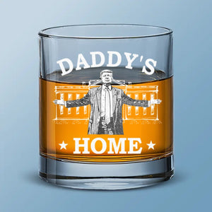 Second Term Promises Bold Moves And Reforms - US Election Whiskey Glass - Gift For Conservative Supporters