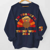 Grateful For The Victory That Restores Hope - US Elections Unisex Sweatshirt With Design On Sleeve