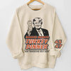 Thanks To America First, We’re Thankful Again - US Elections Unisex Sweatshirt With Design On Sleeve