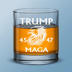 Let’s Celebrate Our Unity - US Election Whiskey Glass - Gift For Conservative Supporters