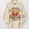 Legends Are Born In June - US Elections Unisex Sweatshirt With Design On Sleeve