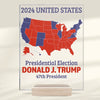 Celebrating The New Chapter In American Leadership - US Election Rectangle Shaped Acrylic Plaque - Gift For Conservative Supporters