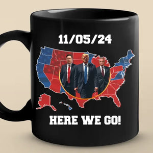 His Victory Marks A New Beginning For Us All - US Election Black Mug